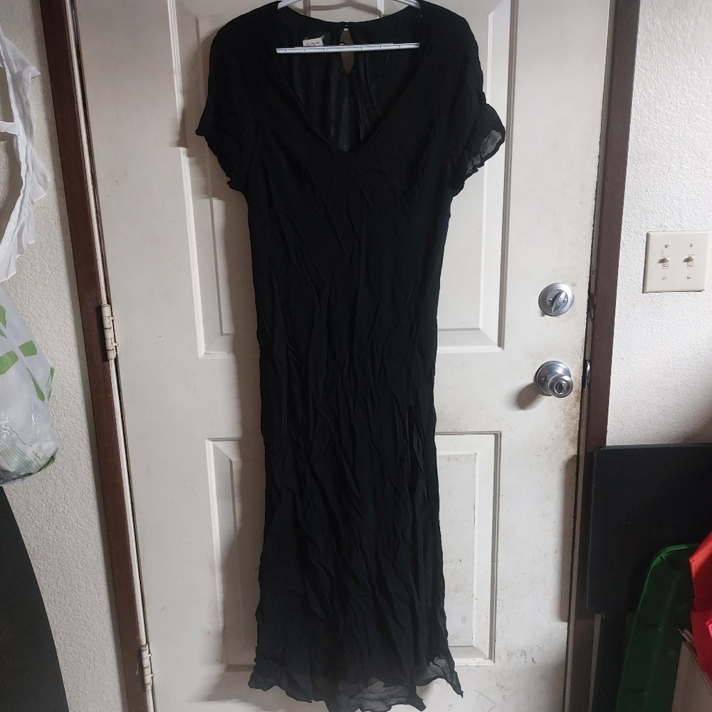 Long black dress size 18